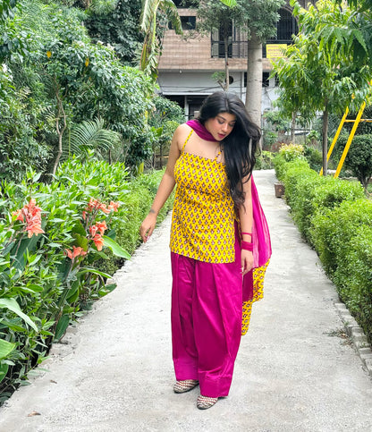 basanti farshi salwar suit