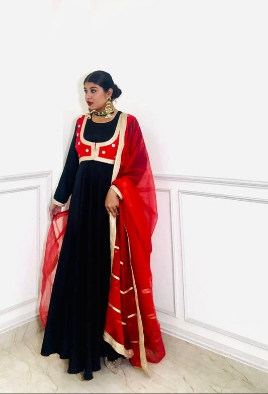 the royal rubani black anarkali